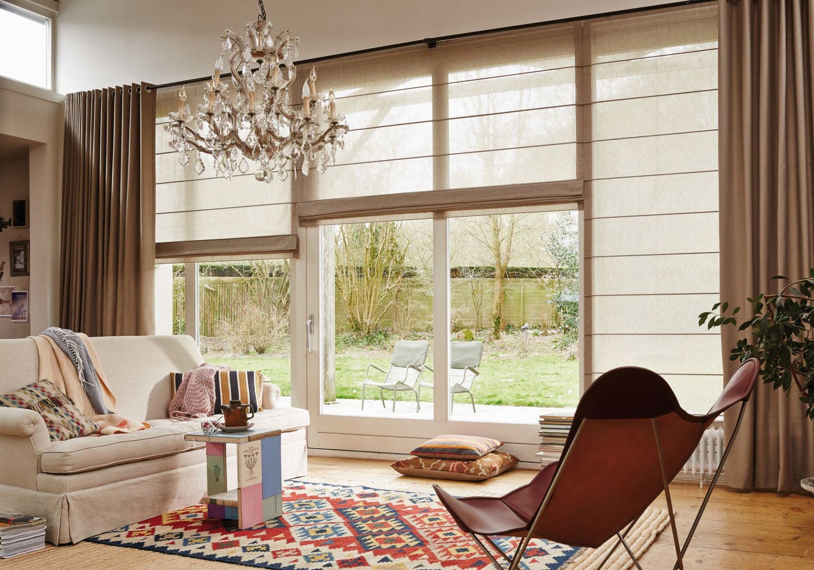 Roman Shades and Dream Curtains